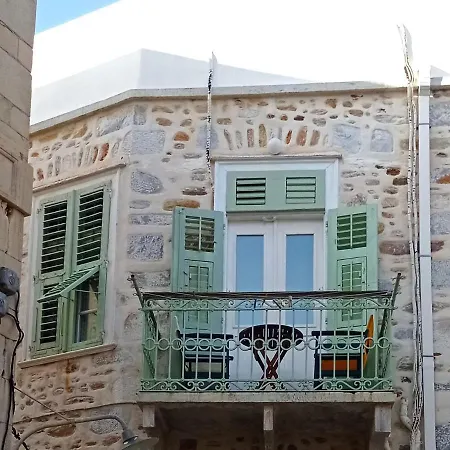 1872 - Agnes, Cozy Stony Apartment With Balcony Ermoupoli Exterior photo